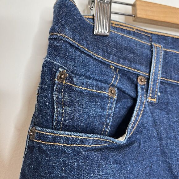 Levis 90s Vintage 550 Relaxed Fit Tapered Leg Jeans Womens 16 Medium Wash - Picture 3 of 8